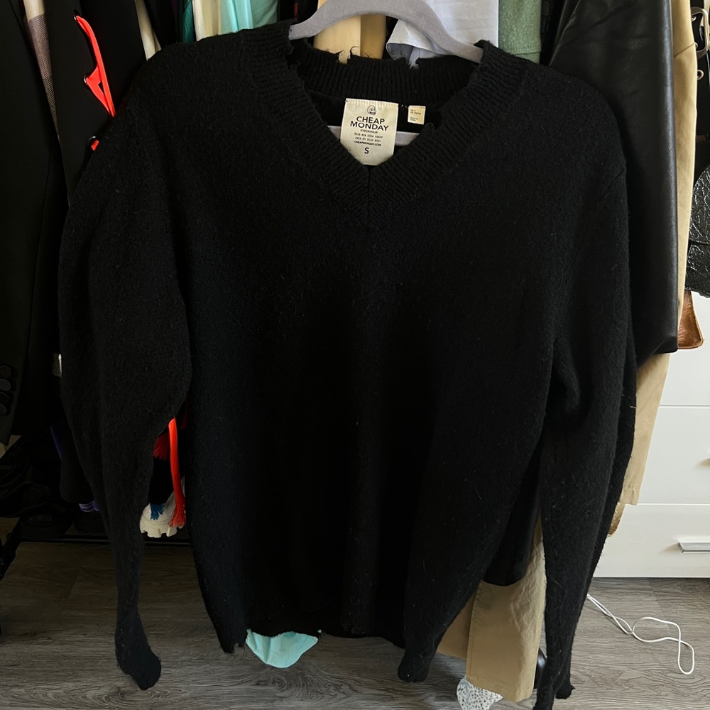 Cheap Monday distressed sweater